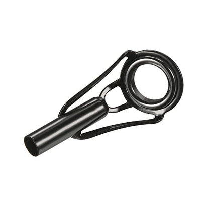 PATIKIL Tube Dia Fishing Rod Tips Repair Kit, Stainless Steel Black Guide Ring for Fishing - size: 3.8mm
