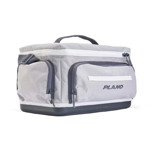 Plano Weekend 3600 Tackle Bag, Cutting-Edge Fishing Tackle Bag, Molded Waterproof Base, Spacious Storage, Die Cut Tool Sleeves, Daisy Chain Attachment Points - color: Coast, style: 3600 Tackle Case