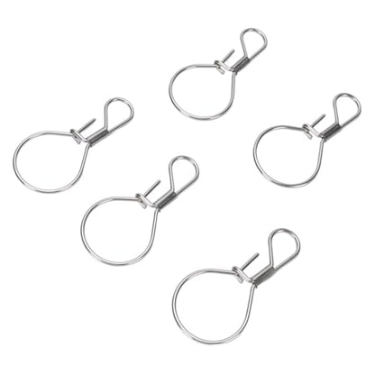 5PCS Stainless Steel Single Handed Live Fish Lock Buckle Fishing Locks for Freshwater and Saltwater Secure Your Catch with Stringer Clip Durable and Rustproof Fishing
