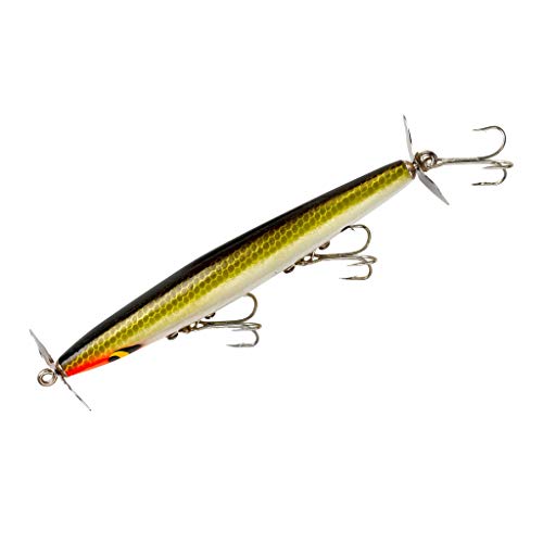 Smithwick Lures Devil's Horse Propeller Topwater Fishing Lure - Mimics Fleeing Shad - color: Black Back/Dark Green Scale, size: 4.5-Inch, 3/8-Ounce
