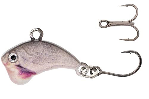 Z-Viber Micro - Ultra Light and Ice Fishing Lure - Mini Lipless Crankbait - 1/16oz Rattle Bait (0.6") - color: Real Bait Fish "Match The Hatch"