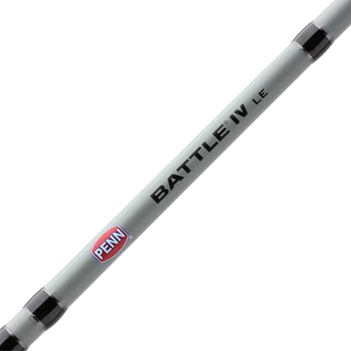 Penn Battle IV Spinning Reel and Fishing Rod Combo - size: 6000 Size Reel - 9' - Medium Heavy - 2pc, style: Battle IV Le