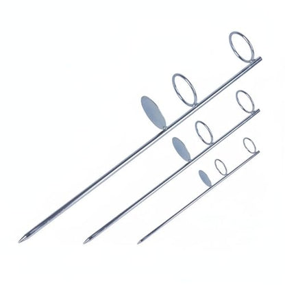 Stainless Steel Fishing Rod Holder Ground Spike for Bank Fishing - Tool-Free Soil Anchor for River & Lake Shorelines