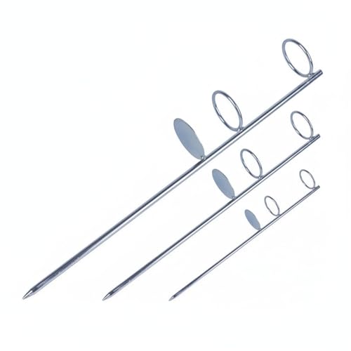 Stainless Steel Fishing Rod Holder Ground Spike for Bank Fishing - Tool-Free Soil Anchor for River & Lake Shorelines