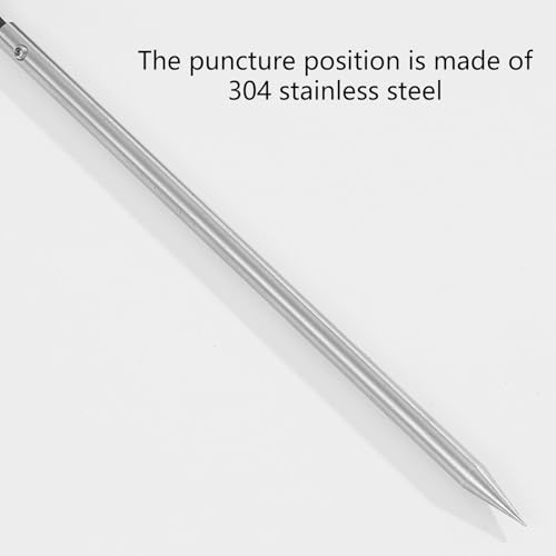 Corrosion-Resistant Fish Needle Hook Stringer, Stainless Steel Spear Fishing Cable & Float for Live Fishes Holder Accessories Saltwater Fishing Accessories - size: 2 meters