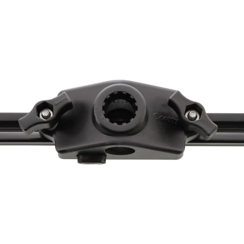 Scotty 343-BK #343 Locking Gunnel Track Mount, Standard (Pack of 12) - size: Standard (Pack of 12)
