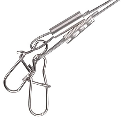 Carolina Saltwater Rigs, 8pcs Flounder Fishing Rigs, Stainless Steel Wire Leader with Egg Sinker Weights, Swivel Snaps for Catfish Grouper Drum Redfish Bottom Surf Fishing - size: 2oz-8pcs