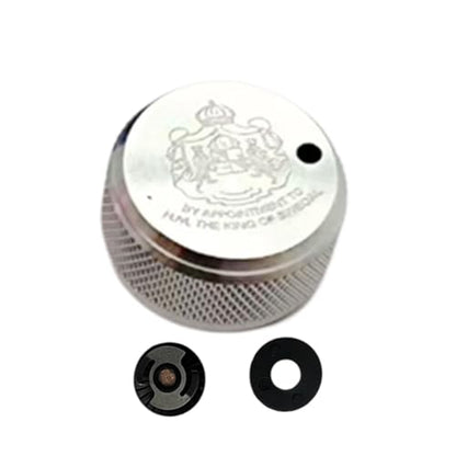 Fishing Reel Brake Knob for Abu for Garcia Mechanical Spool Control Knob with Internal Sound Baitcast Reel Fit for 3 3.5 4 P5 Series - color: Silver
