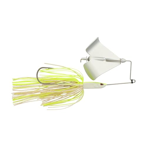 Berkley Skirted Riveter Fishing Buzzbaits - color: White Chartreuse, size: 3/8 oz