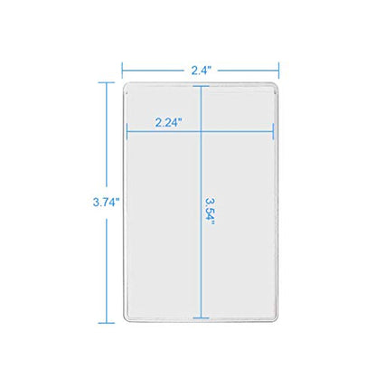 Waterproof New Medicare Card Holder Protector Sleeve | for Credit Card License ID Business Card and Social Security Card Protector,6 Pack - size: 6pcs