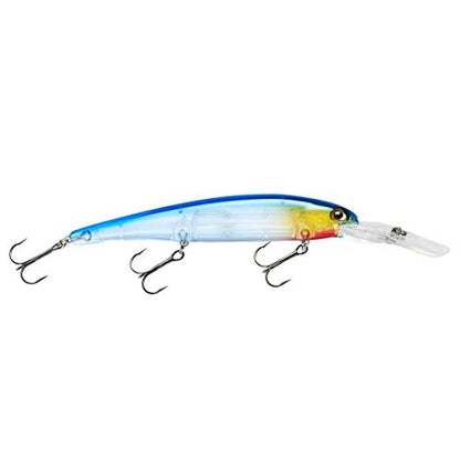 Bandit Lures 4 3/4-Inch Slender Minnow Jerkbait Trolls Up to 27 Feet Deep, Universal Color Patterns, 1 Piece - color: Transparent Gizzard Shad, size: 4 3/4", 5/8 oz