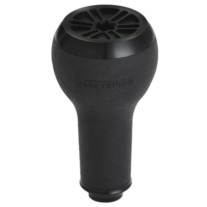 Non-Slip TPE Power Knob 1.1 inches (27 mm) Compatible for Shimano Stradic SLX, Daiwa Zillion Tatula Fuego, Spinning Baitcasting Reel (Full Black) - color: Full Black