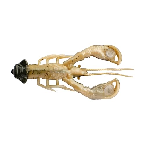 Berkley PowerBait Clatter Craw Fishing Soft Bait - color: Green Pumpkin Crème