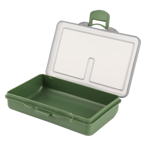 Fishing Tackle Box – Water proof Compartment Storage Case for Hooks, Baits, Lures & Terminal Tackle Accessories, Mini Clear Organizer(1-compartment) - size: 1-compartment