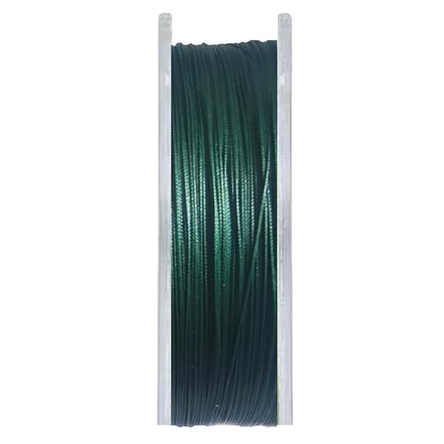 Ray Fishing Toughness 8 Strands Braided Fishing Line | Cast Further & Lasts Longer, Greater Abrasion Resistance, Strong Knot Strength, Smaller Diameter, Fresh and Salty - color: Moss Green, size: 0.30mm-30Lbs