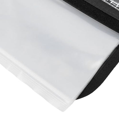 RiToEasysports Fishing Tackle Organizer, Waterproof PVC Soft Lure Storage Bag with Detachable Pockets, Lure Storage Solution for Outdoor Lake River Bass Anglers