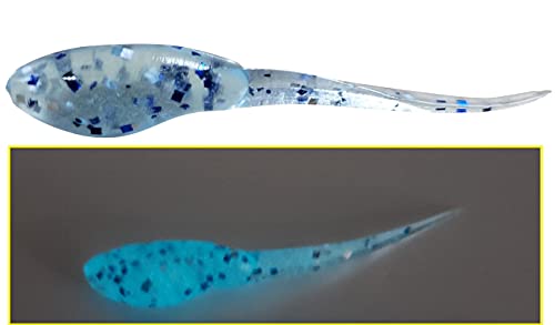 Small Fry 40 Pack (1.75 Inch) Crappie, Panfish, Bass and More - color: Aqua