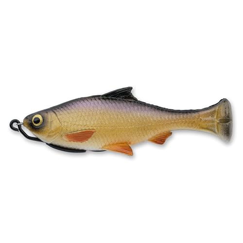 Savage Gear Pulse Tail Shiner Loose Body Fishing Soft Bait - color: Gold Shad, size: 5 in - 1 1/4 oz