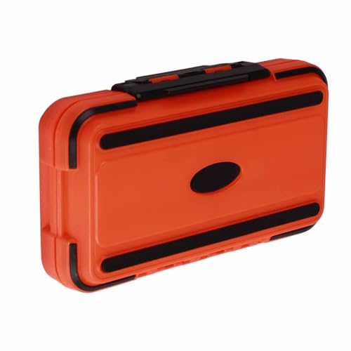 3PCS Water proof Tackle Box – Double-Sided ABS Storage Case for Fishing Lures, Hooks and Terminal Tackle, Portable Organizer Container