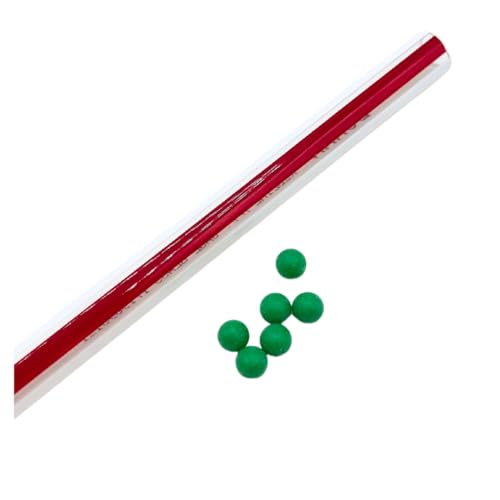 .275" Diameter Green Float Balls | Green Gauge Glass Float Balls for 1/2" Glass | 6 Pack | Boiler Liquid Level Sight Gauge Balls