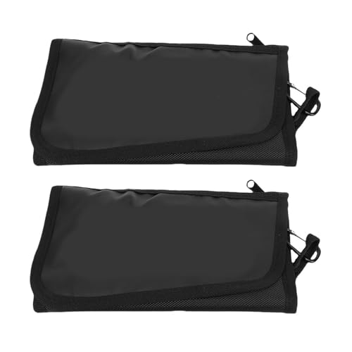 RiToEasysports Fishing Tackle Organizer, Waterproof PVC Soft Lure Storage Bag with Detachable Pockets, Lure Storage Solution for Outdoor Lake River Bass Anglers