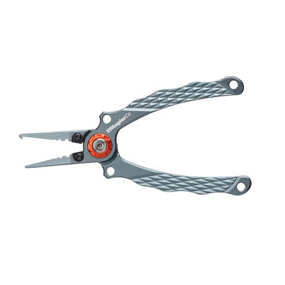 Core Series Fisherman’s Pliers – Professional Aluminum Fishing Pliers with Stainless Steel Line Cutters, Diamond-Textured Grip & Split Ring Tool for Saltwater or Freshwater