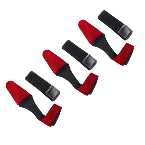 Fishing Rod Protector Sleeve, 3 Pack | High Elastic Strap, Rod Tip Cover and Sleeve, With Tie Straps - color: Red 3