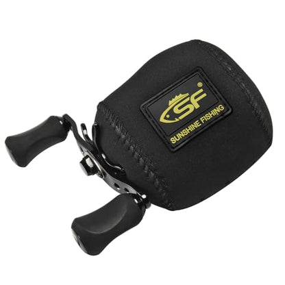 SF Low Profile Neoprene Baitcaster Reel Covers Casting Protective Reel Case fit 50 100 200 Series Baitcaster - color: Baitcast up to 200 Series, size: Left Hand/1 Pack