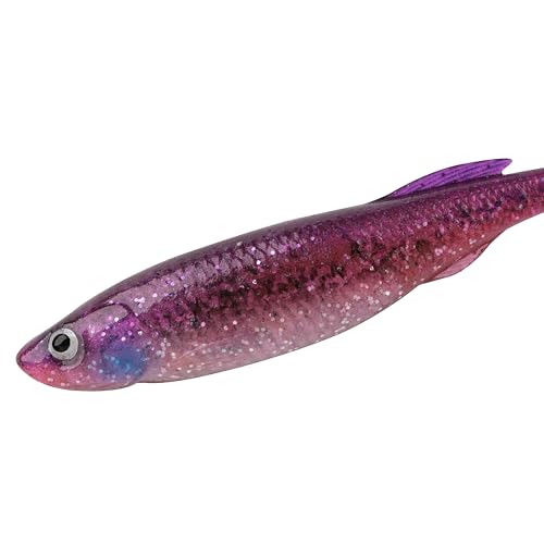 Berkley PowerBait Drip Minnow Fishing Soft Bait - color: HD Purple Shiner, size: 4"