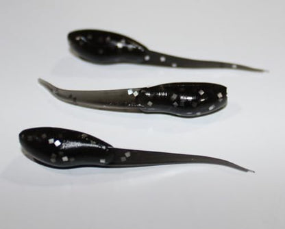 Small Fry 40 Pack (1.75 Inch) Crappie, Panfish, Bass and More - color: Black