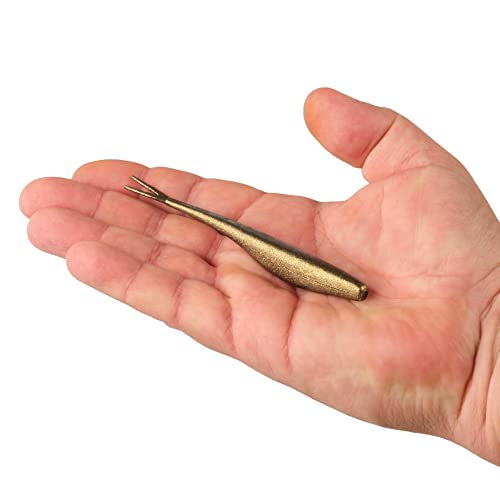 Berkley Gulp! Saltwater Jerk Shad Fishing Soft Bait - color: Fool's Gold, size: 5"