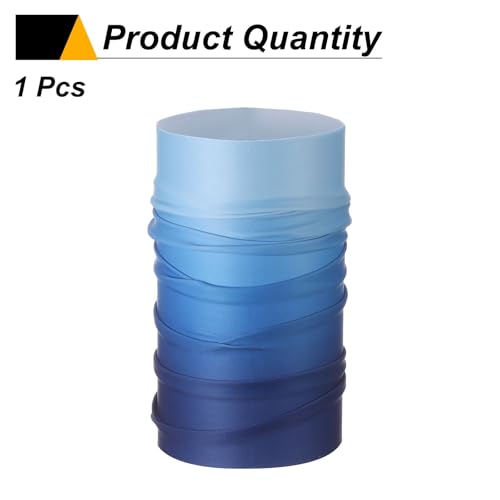 HARFINGTON Summer Cooling Neck Gaiter Sun Protection Face Mask Fishing Necks Gaiter Unisex for Cycling Outdoor Sports - color: Gradient Blue