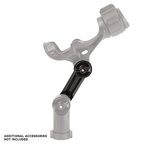 YakAttack 4” Extension Arm with Hardware | Adjustable Riser for LockNLoad Rod Holders, Fish Finder Mounts & Kayak Accessories | Made in USA