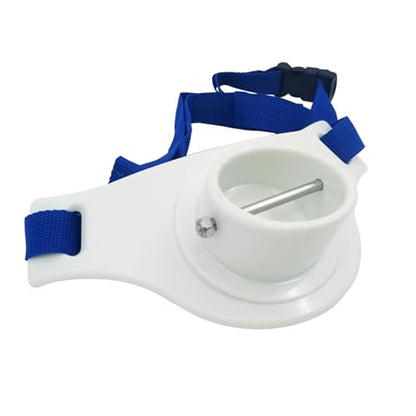 ISURE MARINE Fishing Rod Belt 2.2 Inch Inner Dia Fishing Fighting Waist Belt Offshore Tackle Boat Fishing Rod Holder, 360 Degree Adjustable
