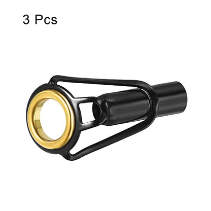 PATIKIL Fishing Rod Tips Repair Kit Stainless Steel Ring Guide for Saltwater Freshwater Fishing - size: 5mm