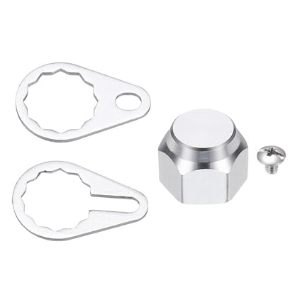 Fishing Reel Screw Nut Caps, Right Handle Locking Plate Nut Replacement Part - color: Silver, size: M7