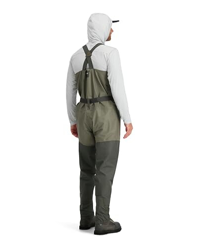 Simms Men's Tributary Stockingfoot Fishing Waders – Breathable Waterproof Chest Waders with Neoprene Stockingfeet, Basalt - size: 12-13 Regular