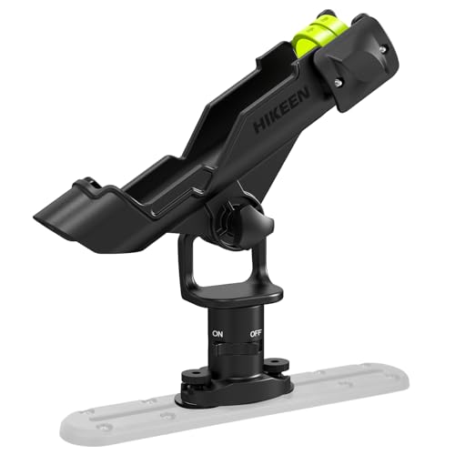Kayak Fishing Rod Holder, 1Pack / 2Pack | Track Mount / Deck Mount, 360 Degree Adjustable, For Fishing Boat, Fishing Pole Holder - style: 1pack