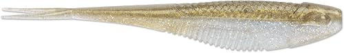 CrushCity Jerk Soft Plastic Jerkbait Minnow, Erratic Darting Action for Weightless & Jig Head Bass Fishing - color: Tennessee Shad