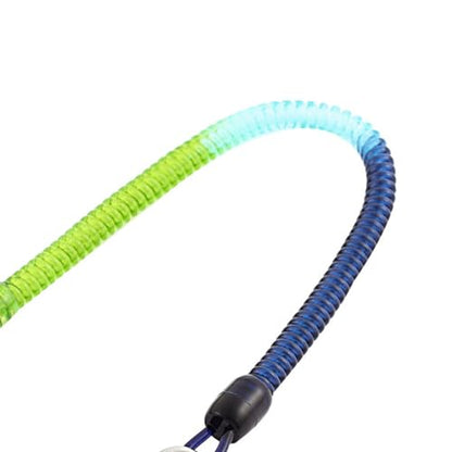 uxcell Bag Carabiner Hook Spring Strap Coil Keyring Chain Cord Lobster Clasp