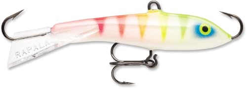 Rapala Vertical Jigging Rap – Ice Fishing Lure – Ice Fishing Jigging Lure | Walleye Pike and Perch Jig - color: Wonder Tiger, size: Body Length: 2"