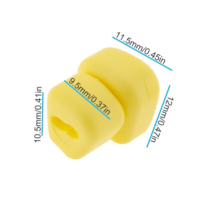 30x Yellow Double Corn Sink Silicone Lure 11.5x9.5mm for European Carp Fishing
