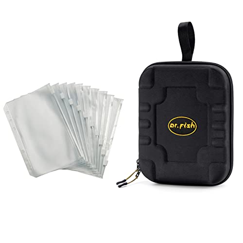 Dr.Fish Soft Bait Binder with Soft Bait Binder Bag Lure Cover Bag Waterproof Tacke Storage Organizer Bag