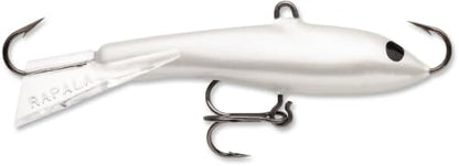 Rapala Vertical Jigging Rap – Ice Fishing Lure – Ice Fishing Jigging Lure | Walleye Pike and Perch Jig - color: Pearl White, size: Body Length: 1-1/2"