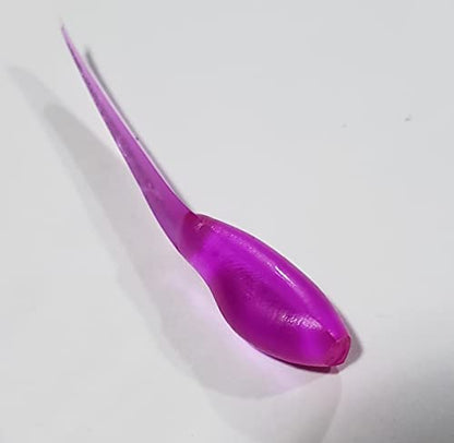 Small Fry 40 Pack (1.75 Inch) Crappie, Panfish, Bass and More - color: Purple
