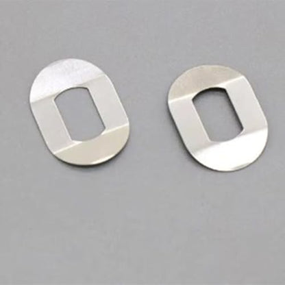 20/10Pcs 8x5mm Metal Fishing Reel Handle Washers for Water Drop Wheel Rocker Arm Insulation Parts Repair Accessories Silver(20pcs) - size: 20pcs
