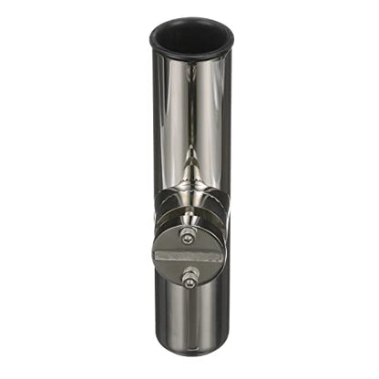 Attwood 66970-7 Stainless Steel Clamp-On Rod Holder, for Rail 7/8-Inch to 1-Inch Dia., 9 Inches Long, 1 3/4-Inch Inside Diameter