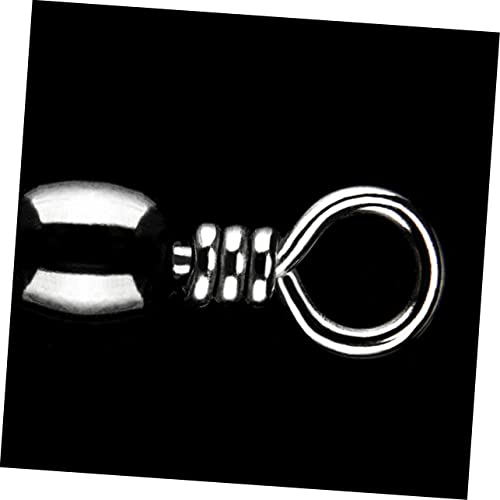 VANZACK 50pcs b Type Crank Hooks Sharpened Hooks for Tackle Offset Swivel Sinkers