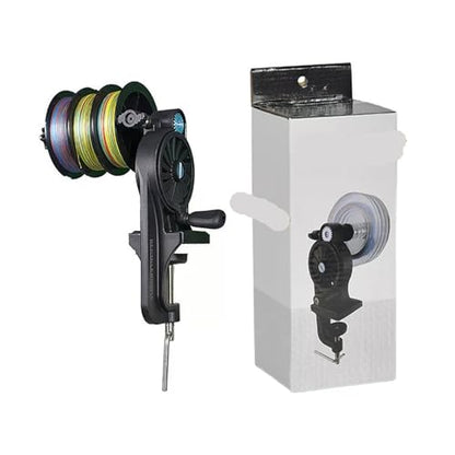 Fishing Line Spooler Portable Table Clamp Fishing Line Winder Adjustable Fishing Reel Line Spooler Machine for Thick/Thin Rods