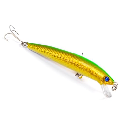 10pcs Minnow Fishing Lures Crankbaits, Fishing Lures Hard Baits Swimbaits, Minnow Topwater Baits